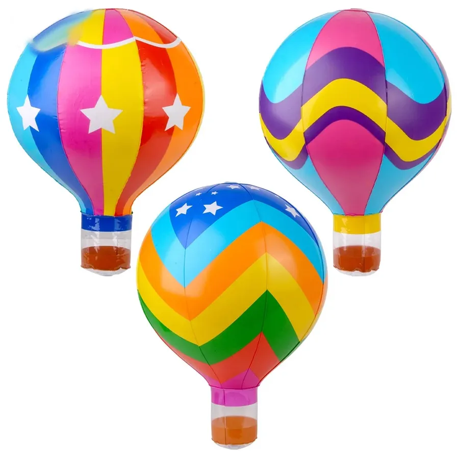 Inflatable Rainbow Hot Air Balloon - Assorted — wholesale Party & Gifts by the case
