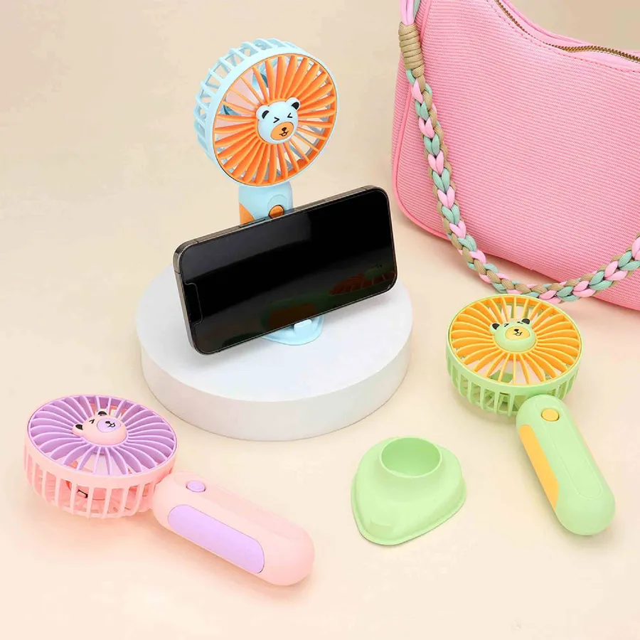 Portable Mini Fan with Phone Stand Home Décor — wholesale Tech & Gadgets by the case