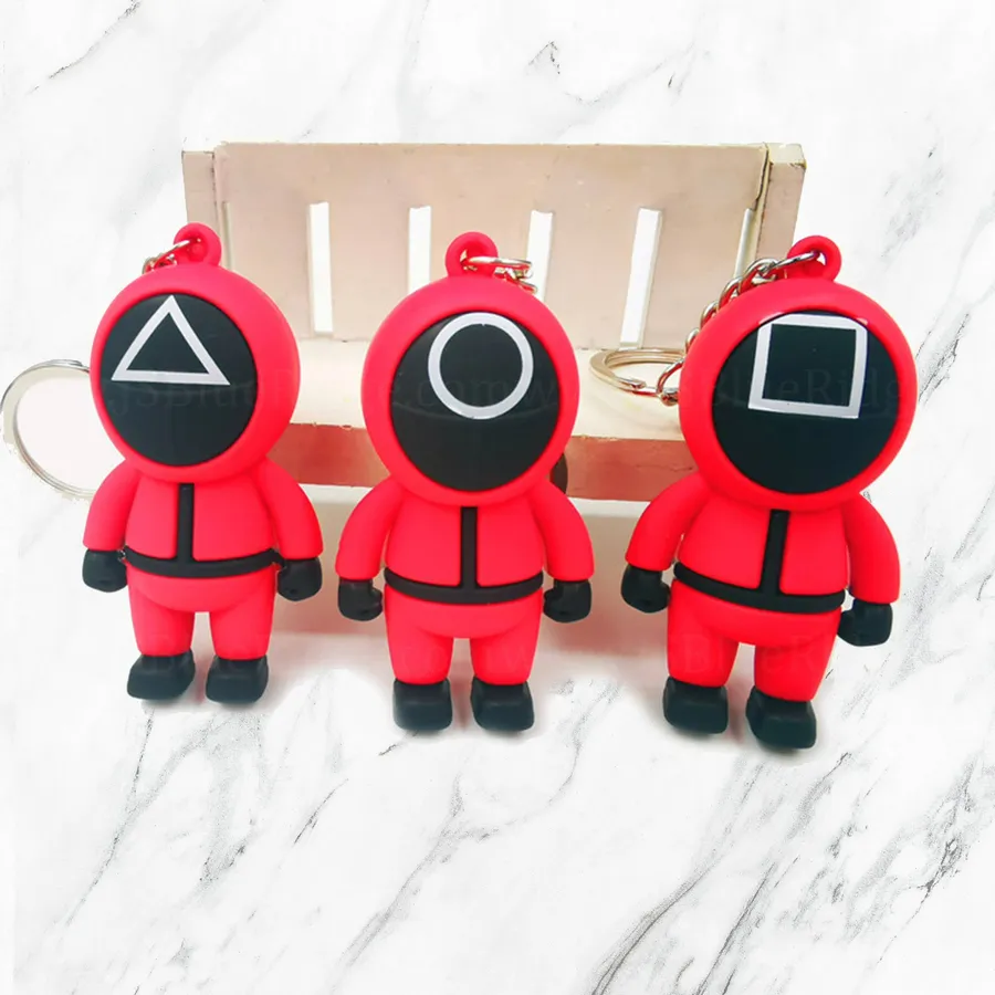 Red Men in Suit Keychain For Kids - In Bulk — wholesale Keychains & Charms by the case
