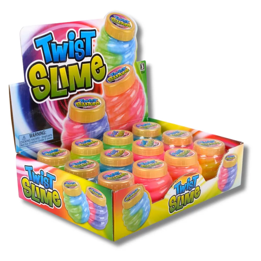 Rainbow Twist Slime Fidget Kids Toy- Assorted — wholesale Fidgets & Sensory by the case