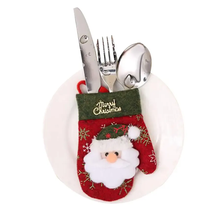 Mini Santa ations Bag For Tableware Home Decor — wholesale Bags & Backpacks by the case