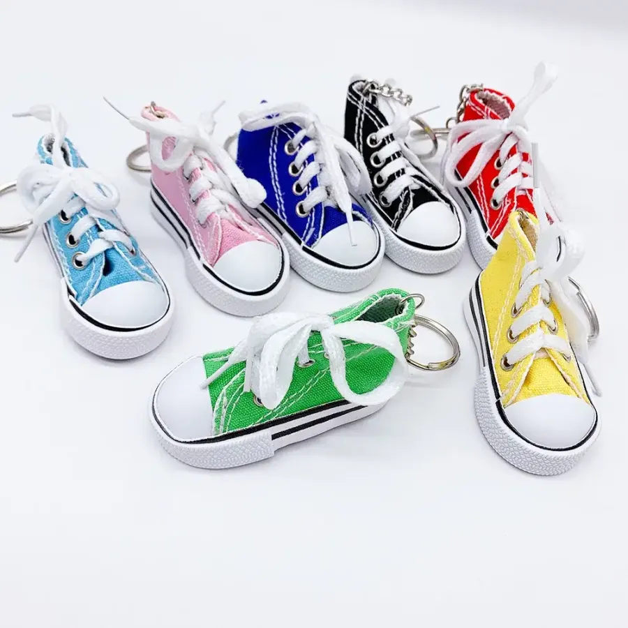 Sneaker Keychain – Mini Sport Shoe Bag Charm - Assorted — wholesale Keychains & Charms by the case