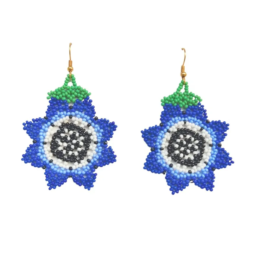 Cherry Charm Seed Beaded Earrings - Eleg Keeraft Home Gifts — wholesale Keychains & Charms by the case