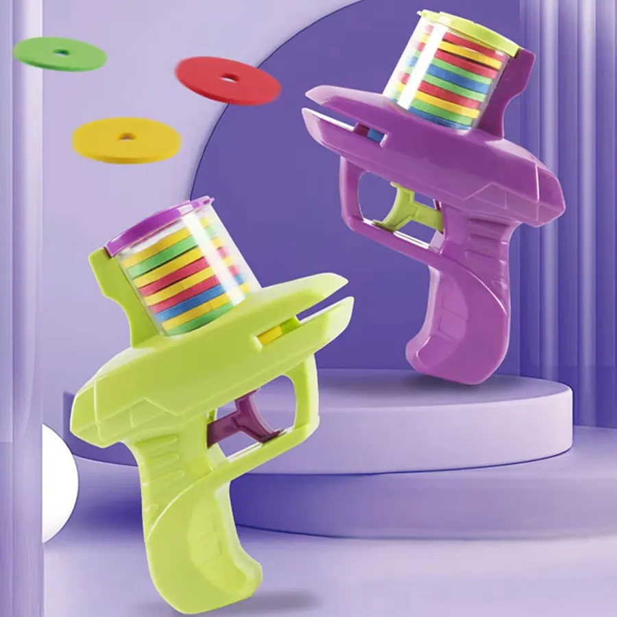 Stress Relief Foam Disc Launcher Kids Toy - Assorted — wholesale Fidgets & Sensory by the case