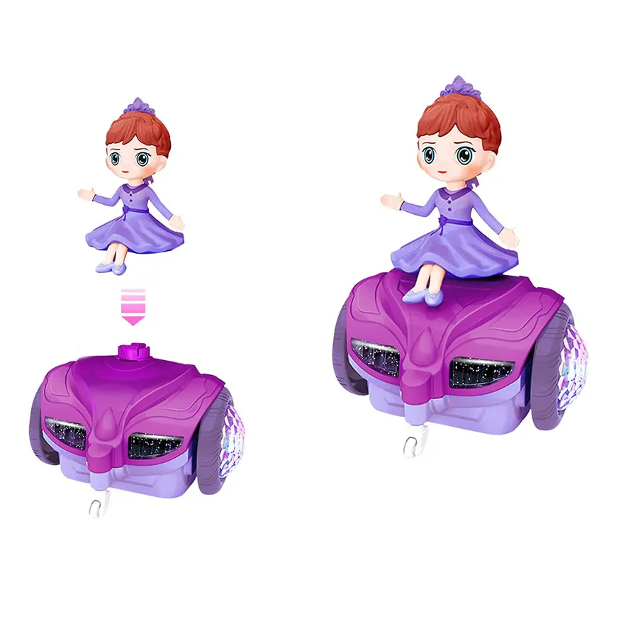 Kids Princess Doll Magical Lights Car Toy — wholesale Toys & Games by the case