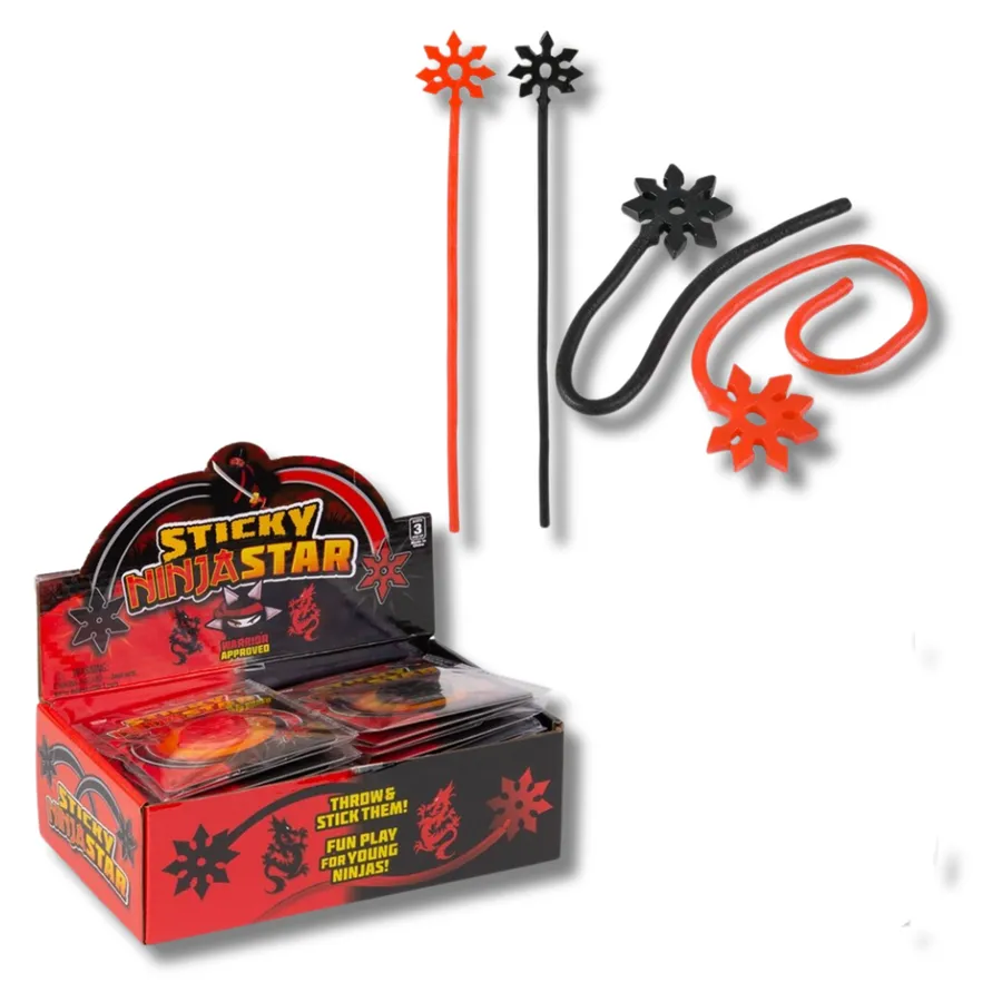 Sticky Star Fidget Stocking Stuffer Kids Toy- Assorted — wholesale Fidgets & Sensory by the case