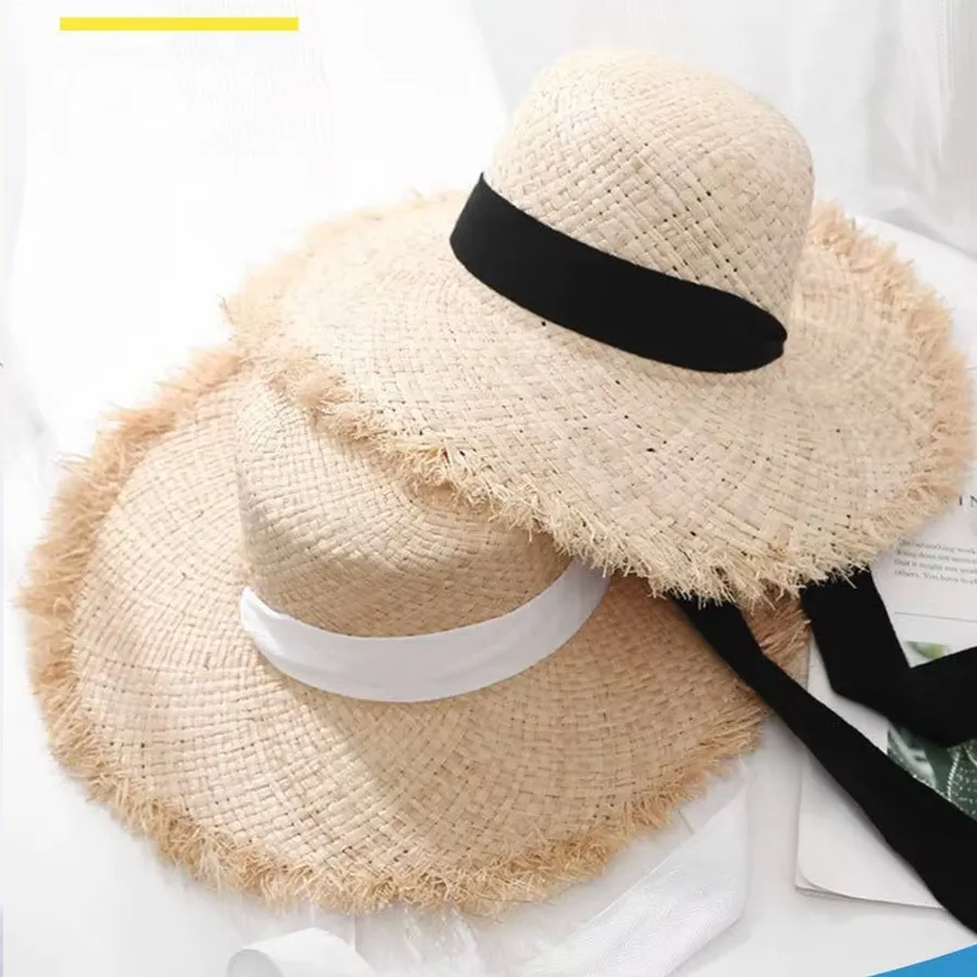 Breathable Big Brim Seaside Sun Hat For Women's - Assorted — wholesale Apparel & Accessories by the case