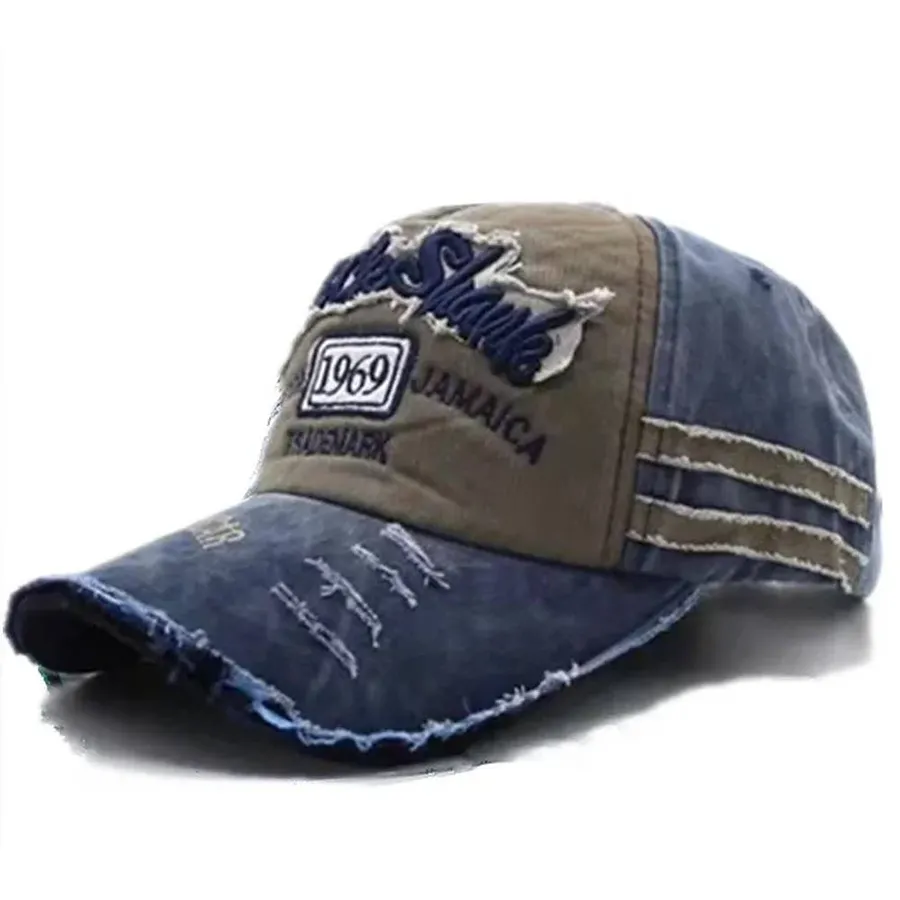 High-Quality Denim Baseball Cap - Assorted — wholesale Apparel & Accessories by the case