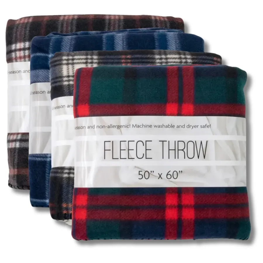 High-Quality Blanket (24 Blanket/1 Case) - Assorted — wholesale Home & Décor by the case