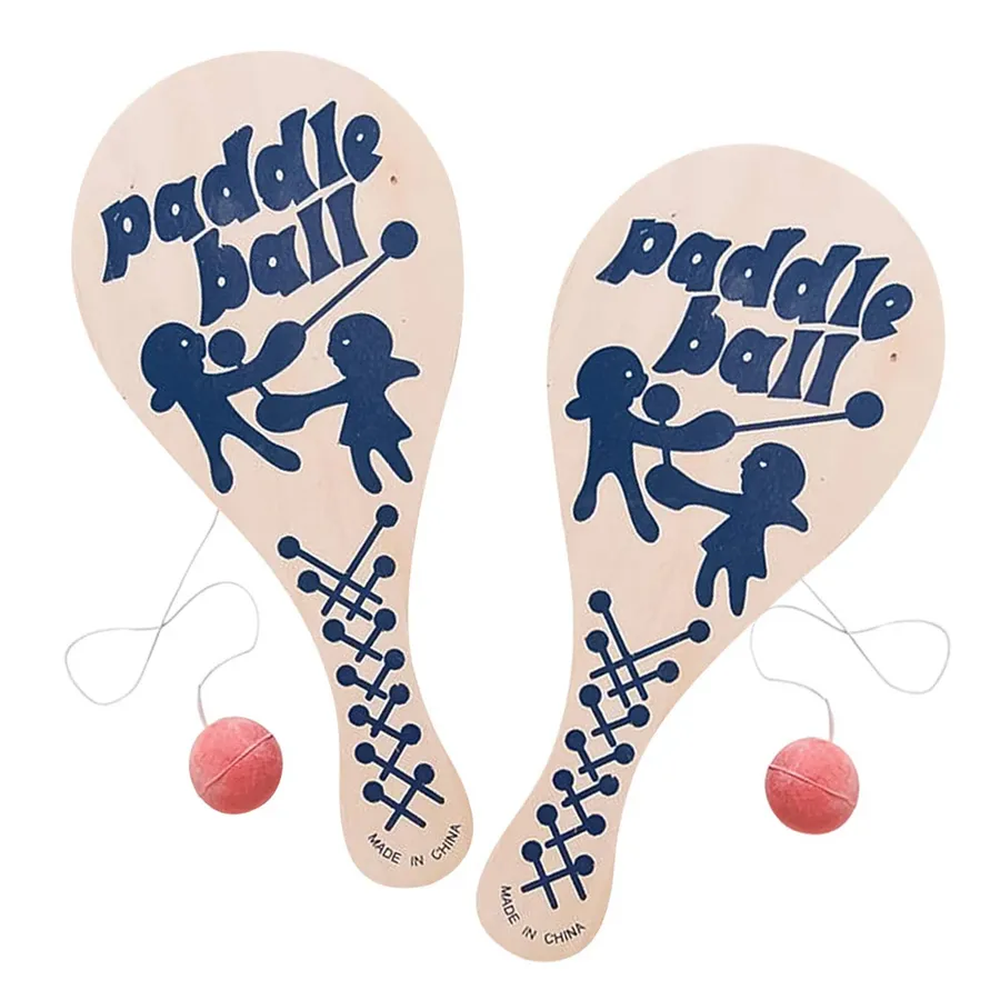 Classical Wooden Paddle Ball Kids Game — wholesale Toys & Games by the case