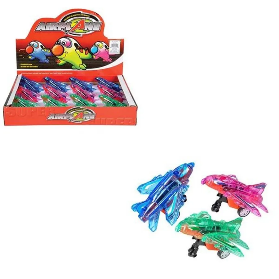 Clear Aircraft Toy - Perfect for Aspiring Pilots - In Bulk — wholesale Toys & Games by the case