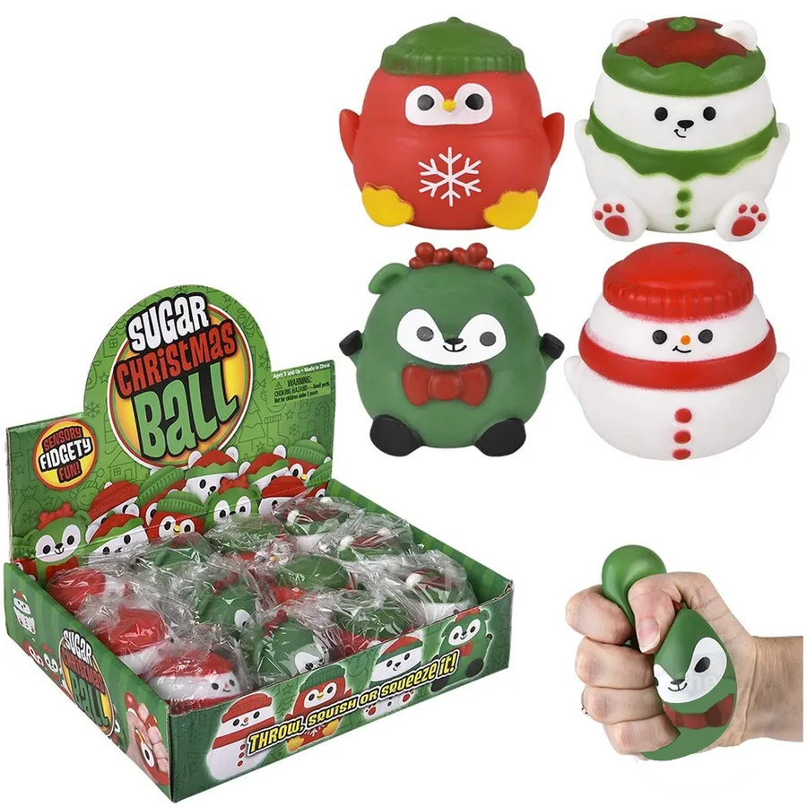 Squeezy Sugar Ball Kids Toys - Assorted — wholesale Toys & Games by the case