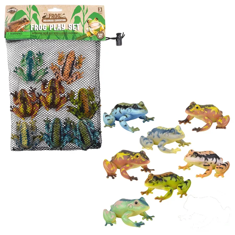 Mesh Bag Frog Assortment Kids Toys — wholesale Bags & Backpacks by the case