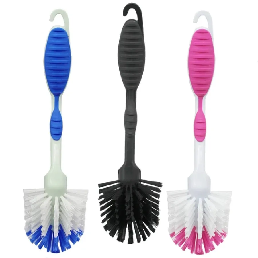 Kitchen Scrubber with Ergonomic Handle - Assorted — wholesale Kitchen & Drinkware by the case