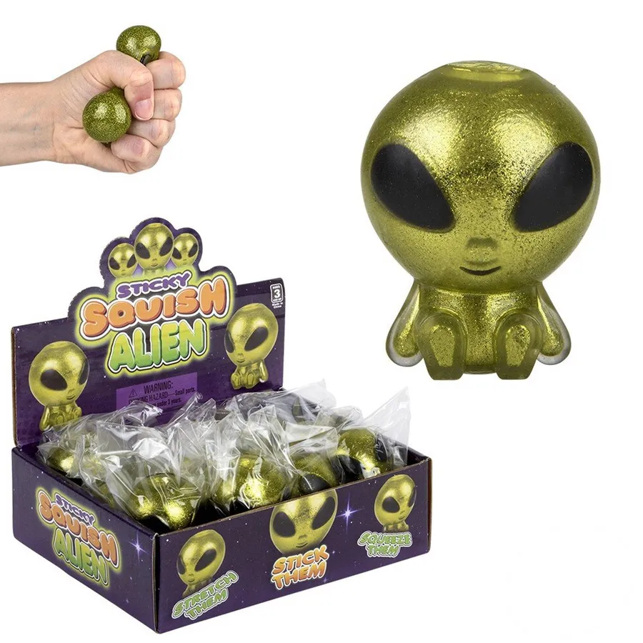 Squish Sticky Alien Kids Toys — wholesale Plush & Squishies by the case