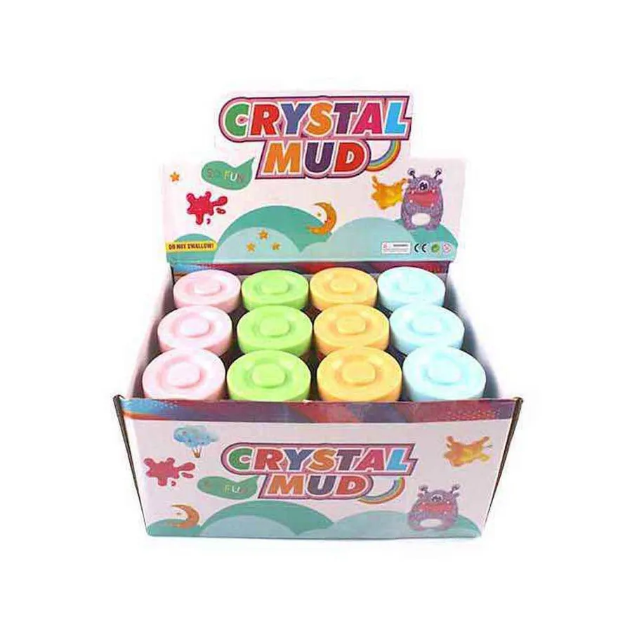 Crystal Mud Slimes Mesmerizing Sensory Fun For Kids- Adults — wholesale Fidgets & Sensory by the case