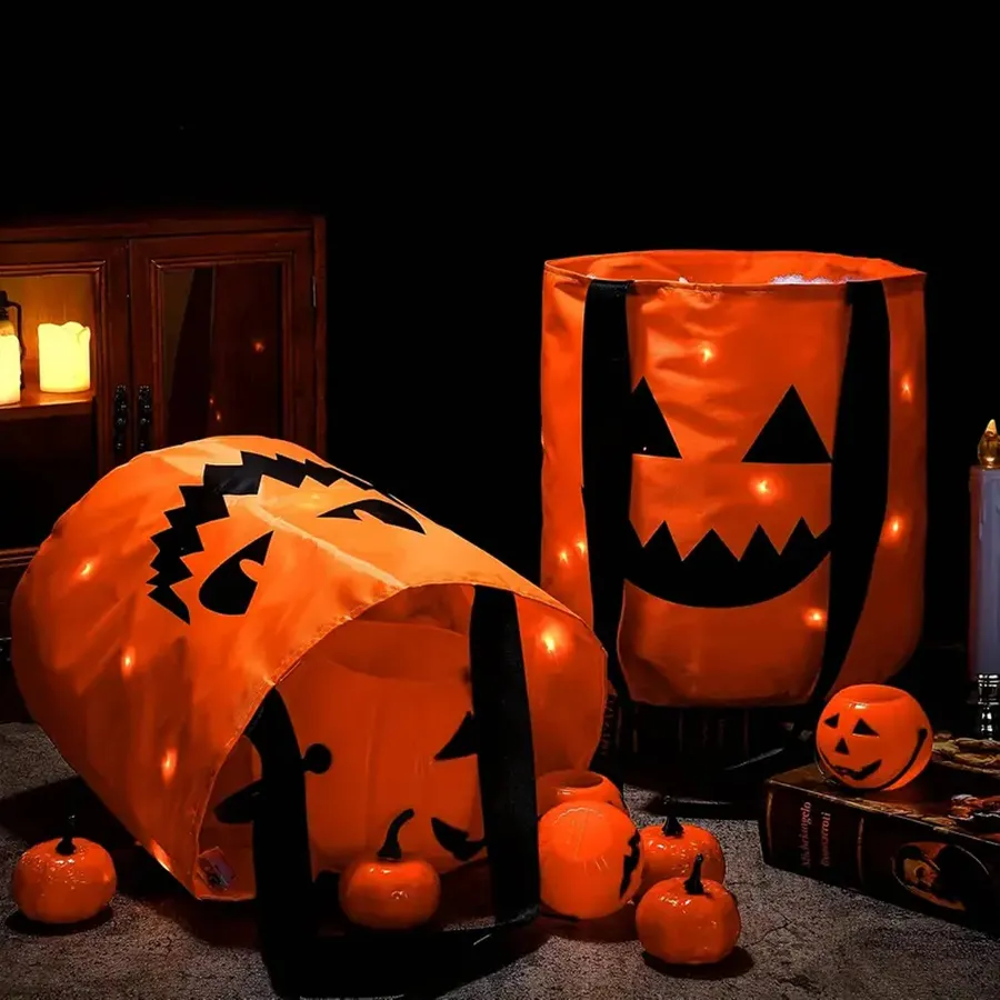 Light-Up Pumpkin Candy Bags For Valentine — wholesale Seasonal & Holiday by the case
