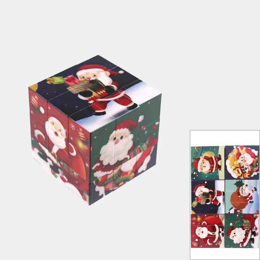 Christmas Themed Santa Magic Cube For Kids — wholesale Seasonal & Holiday by the case