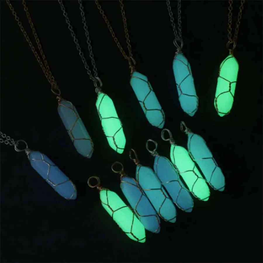 Glowing Bullet Pendant Chain Necklace — wholesale Apparel & Accessories by the case