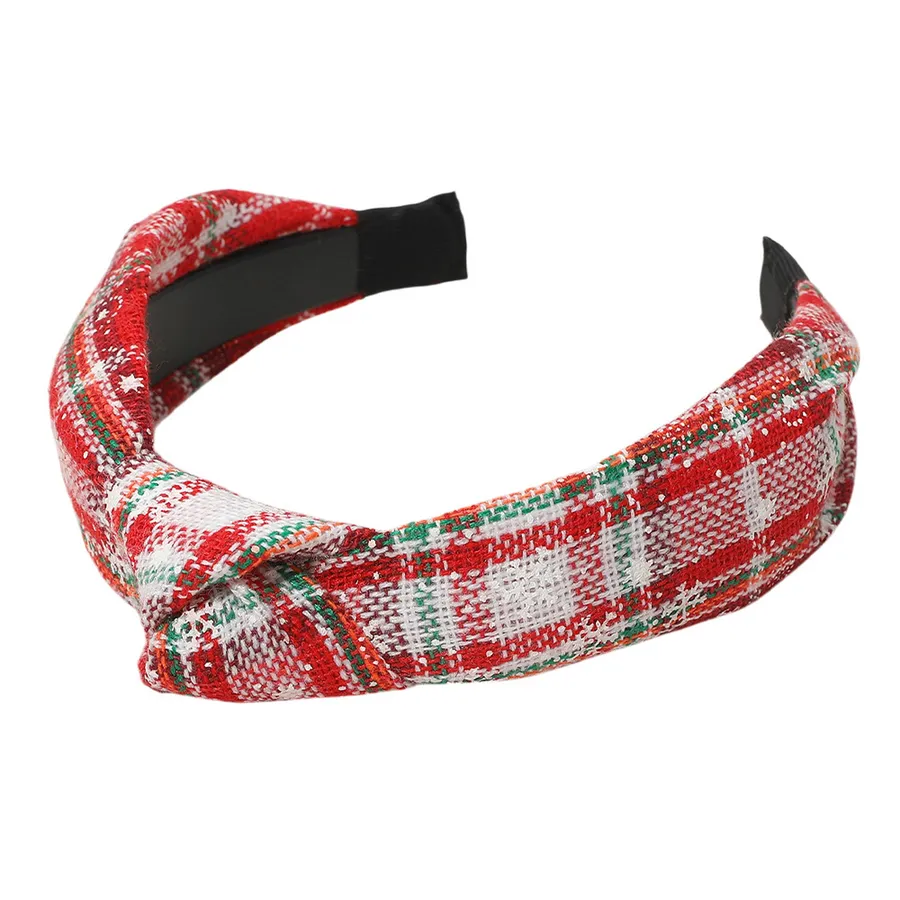 Plaid Pattern Knot Headbands For Kids — wholesale Apparel & Accessories by the case