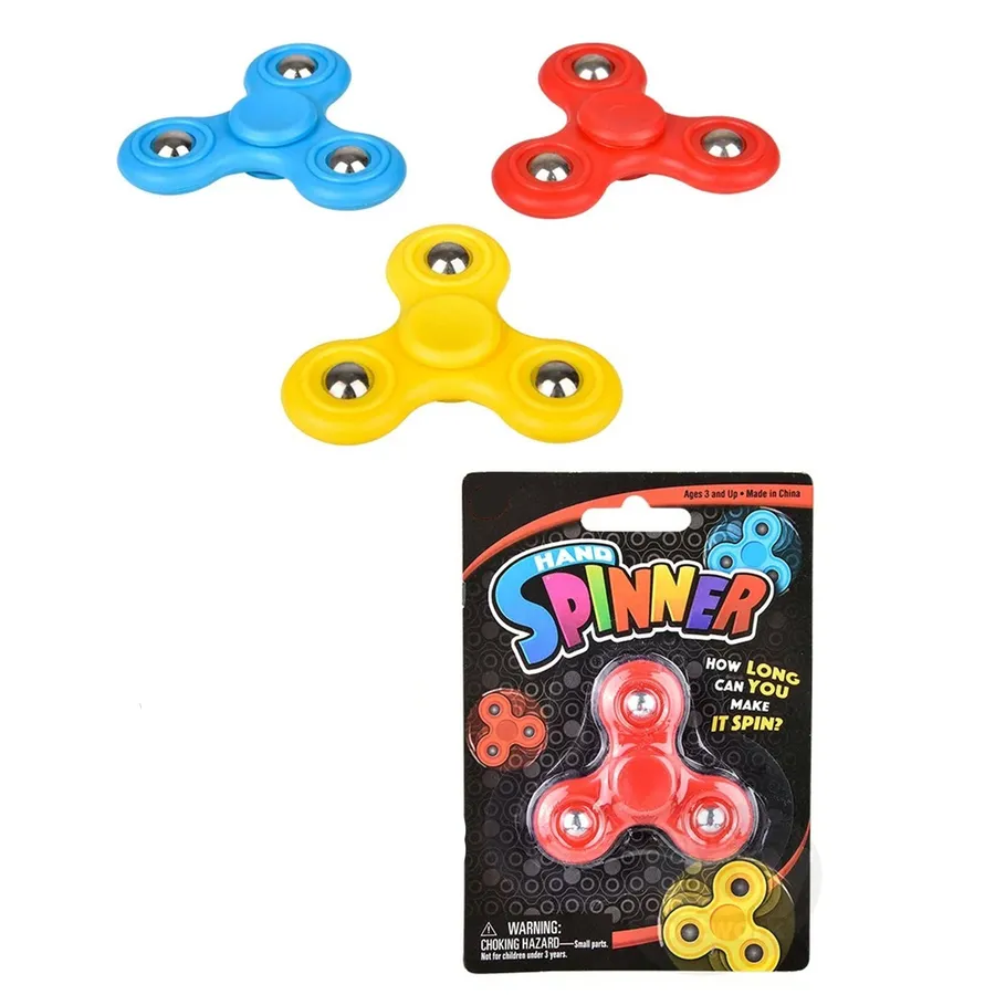 Colorful Fidget Hand Spinner Kids Toy- 2.5" In Bulk — wholesale Fidgets & Sensory by the case