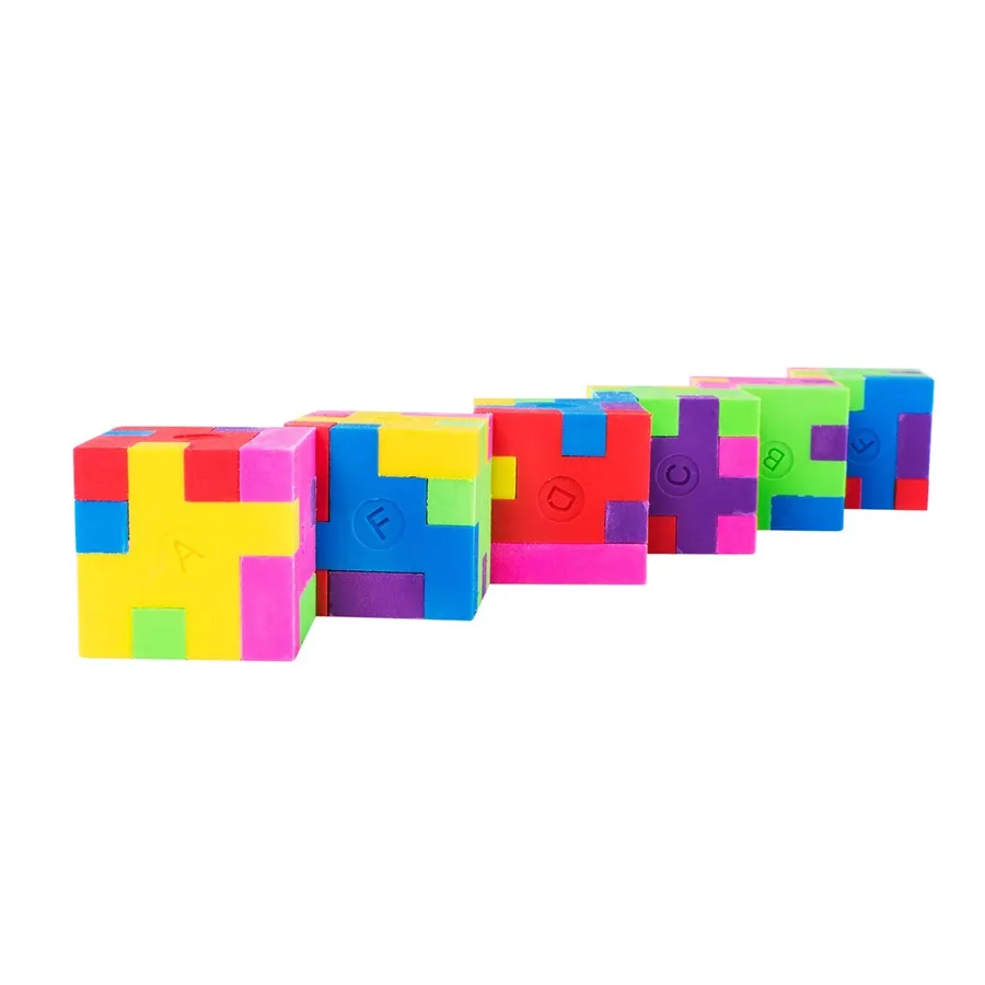 Puzzle Cube Eraser For School Kids In Bulk — wholesale Stationery & Office by the case