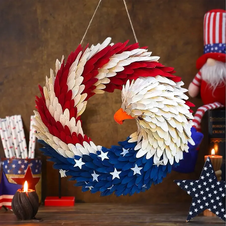Patriotic Eagle Themed Front Door Decor — wholesale Home & Décor by the case