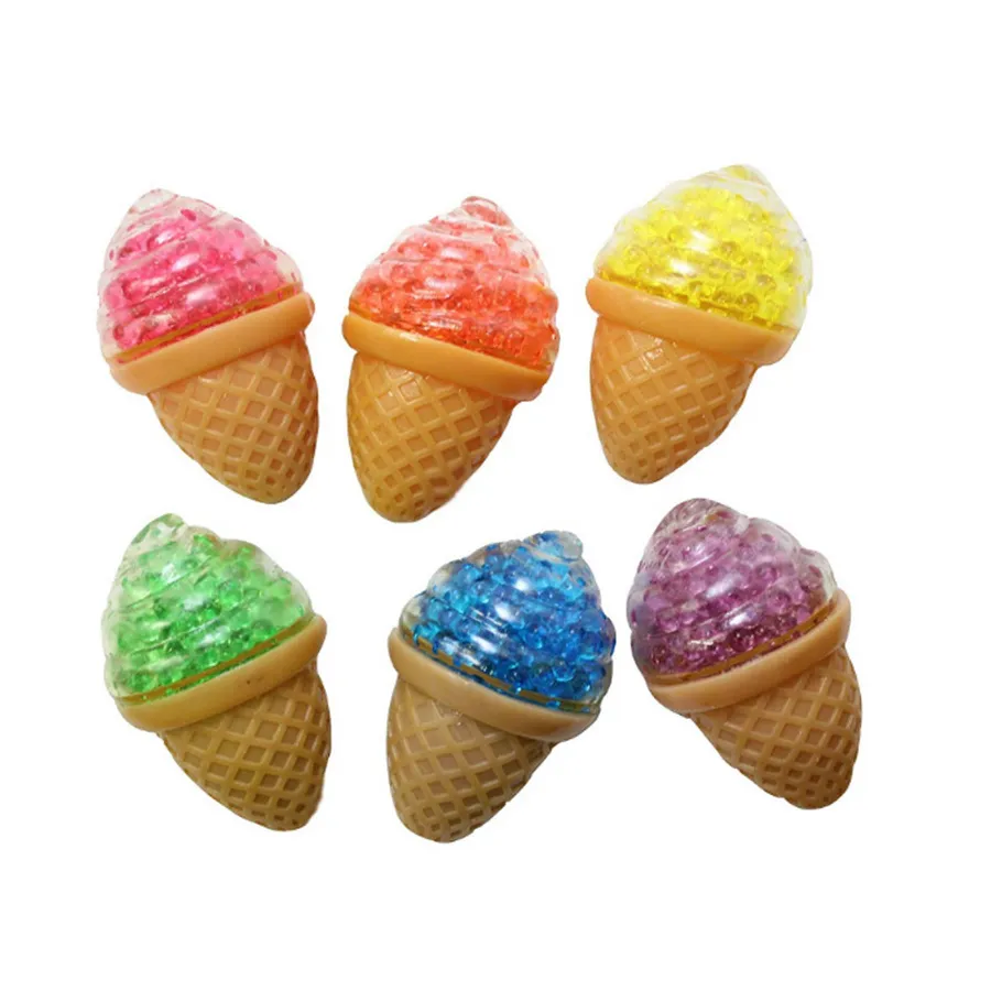 Fidget Sensory Toy Ice Cream Jelly Water Beads Squish Stress Ball Set of 5 — wholesale Fidgets & Sensory by the case