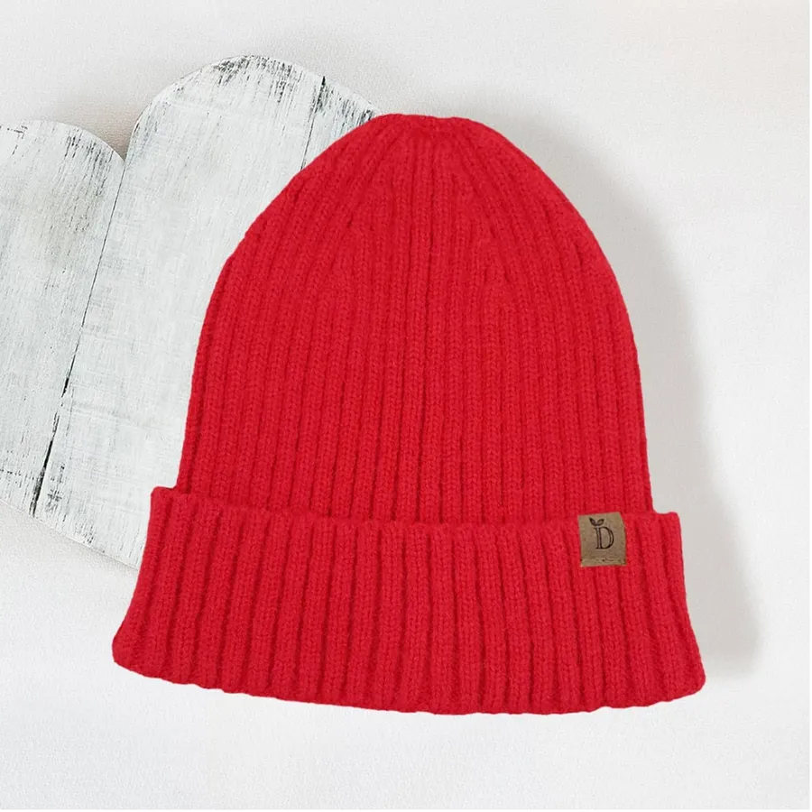 Ribbed Cuff Beanie Hat - Assorted — wholesale Apparel & Accessories by the case