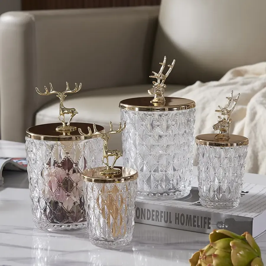 Luxury Crystal Transparent Candy Glass Home Décor — wholesale Home & Décor by the case