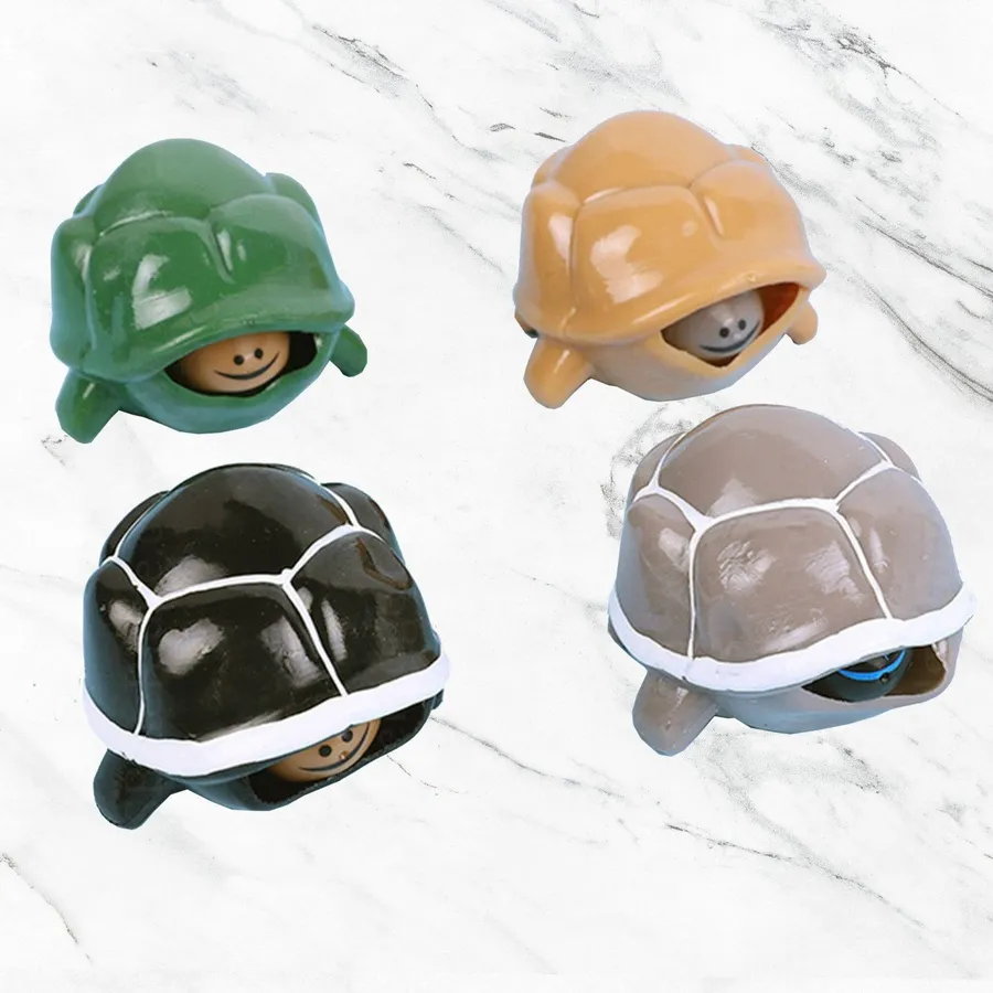Squishy Turtle Squeeze Keychain - Silicone Fidget Sensory Toy — wholesale Fidgets & Sensory by the case