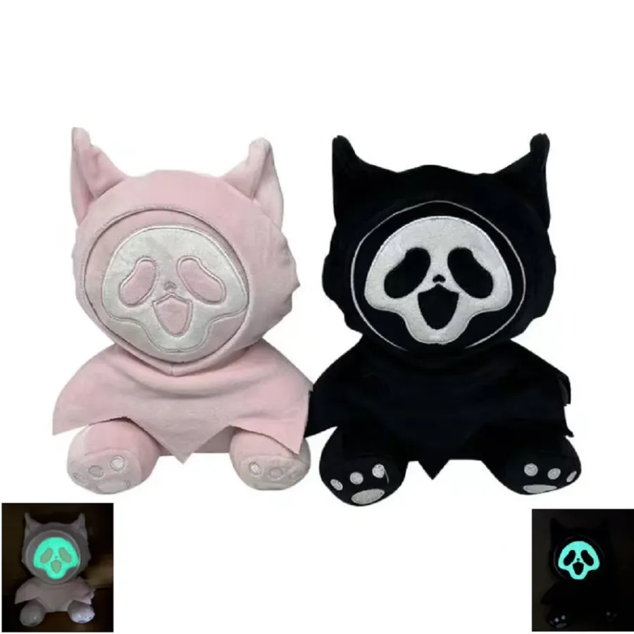 Cute Glow Ghostface Plush Toy Gift — wholesale Plush & Squishies by the case