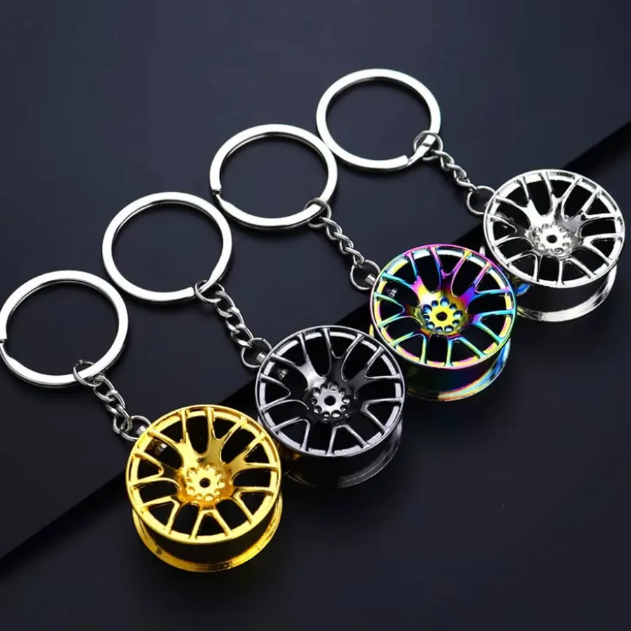 Luxury Zinc Alloy Wheel Tire Car Key - Assorted — wholesale Toys & Games by the case