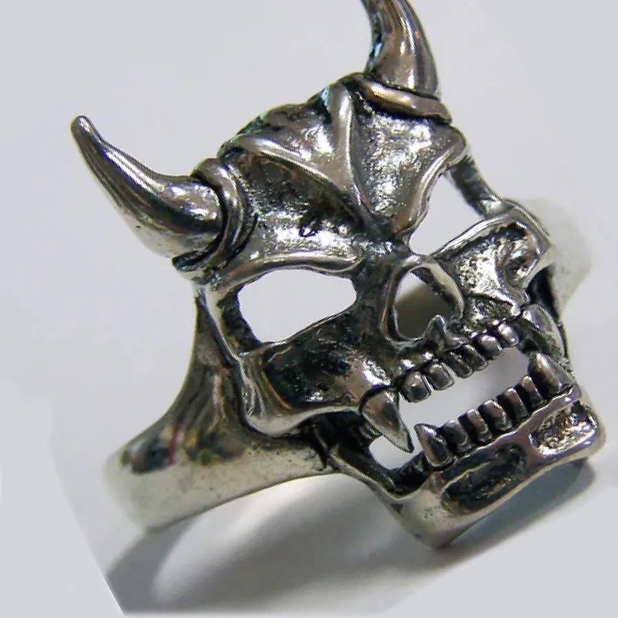 Plated Devil Vampire Demon Biker Ring Valentine In Bulk — wholesale Seasonal & Holiday by the case