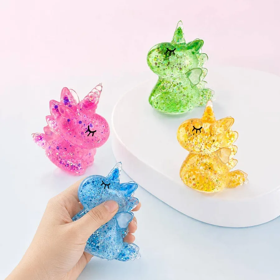 Unicorn Squishy Stress Relief Kids Toy - Assorted — wholesale Fidgets & Sensory by the case