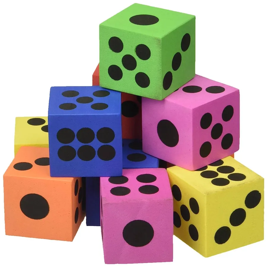 Keeraft Foam Dice Versatile Fun Educatio Keeraft Home Gifts — wholesale Home & Décor by the case