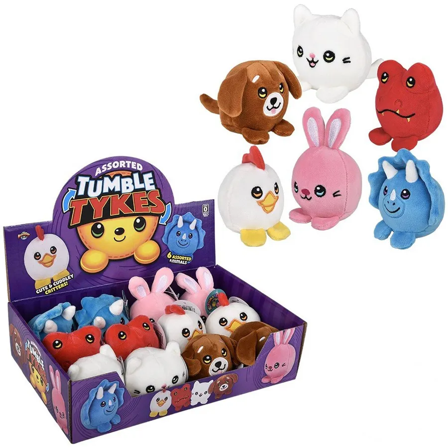 Animals Soft Plush Stocking Stuffer Kids Toy- Assorted — wholesale Plush & Squishies by the case