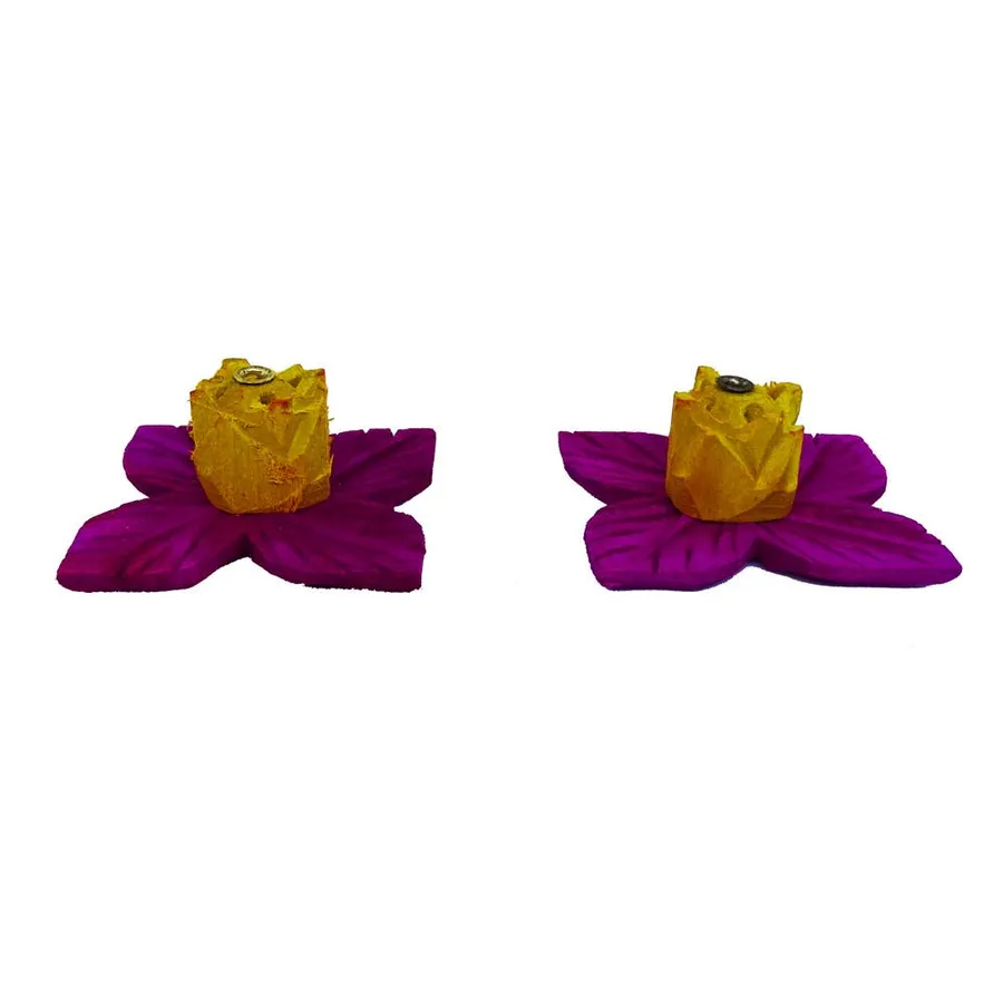 Wooden Flower Design Petal Shaped — wholesale Toys & Games by the case