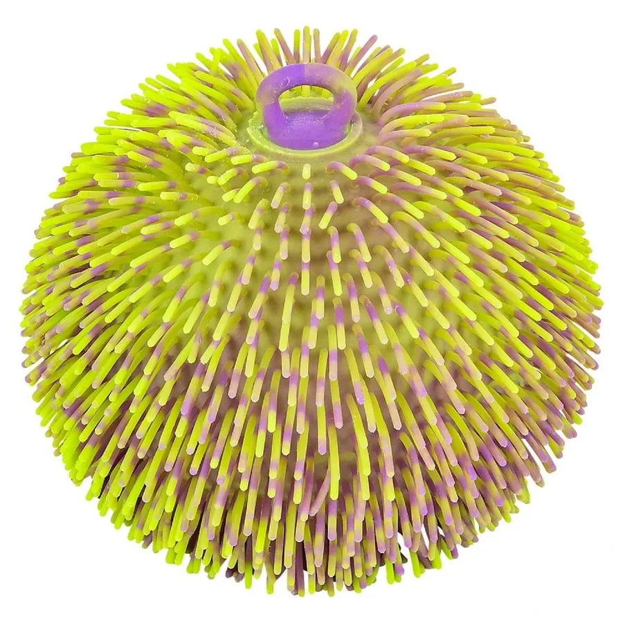 Sensory Toy Tie-Dye Puffer Ball - 9" Fidget Stress Ball with Stretchy Rubber Spikes — wholesale Fidgets & Sensory by the case