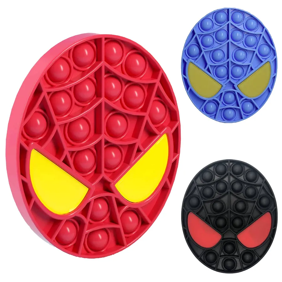 Fidget Sensory Toy - Kids Spider Face Bubble Popping Toy — wholesale Fidgets & Sensory by the case