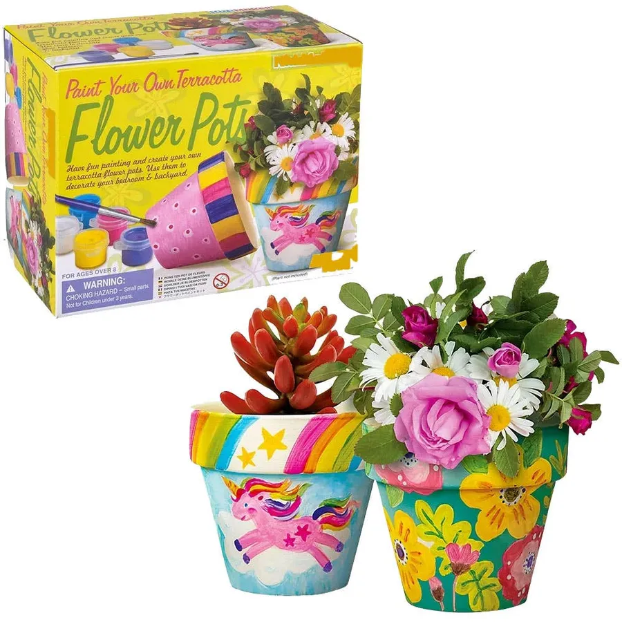 Paint Kit For Flower Pots For Kids — wholesale Toys & Games by the case