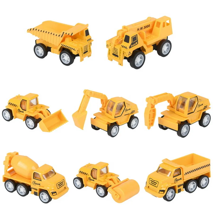 Yellow Pull Back Die Cast Car Kids Toy — wholesale Toys & Games by the case
