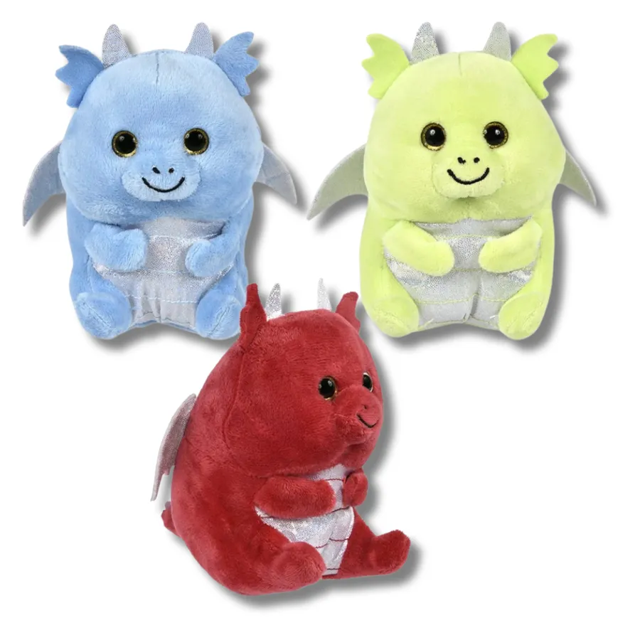 Mini Dragon Plush Soft Kids Toy - Assorted — wholesale Plush & Squishies by the case