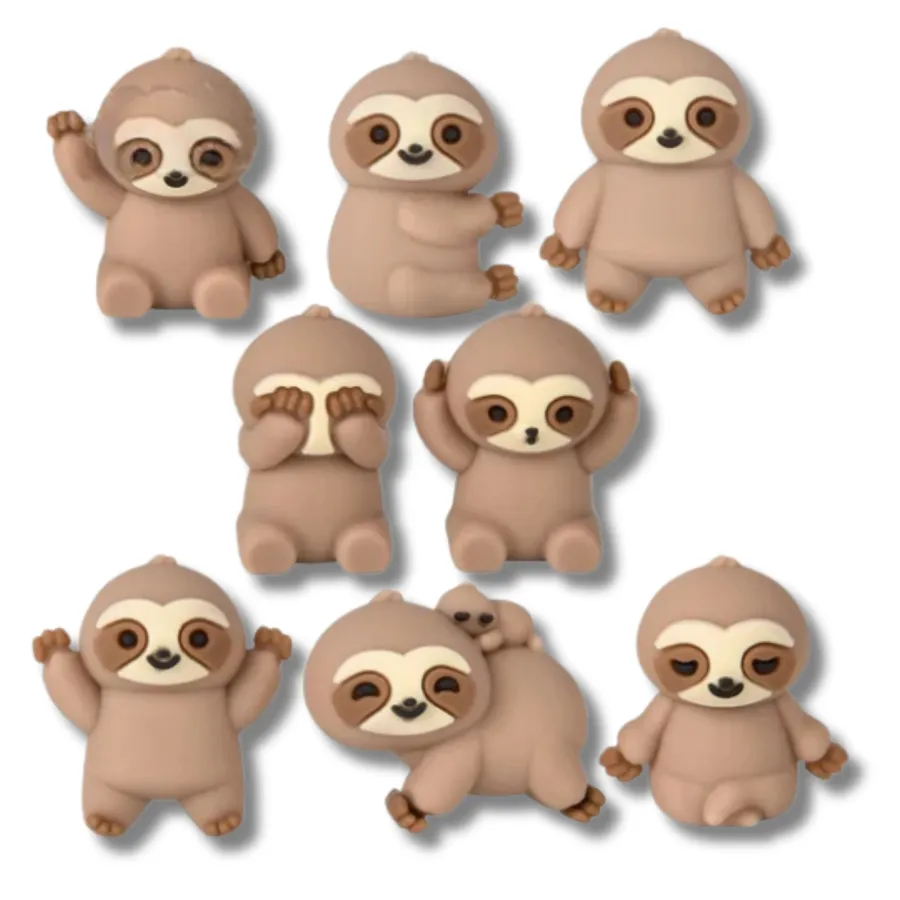Mini Sloth Cute Figurines Kids Toy - Assorted — wholesale Home & Décor by the case