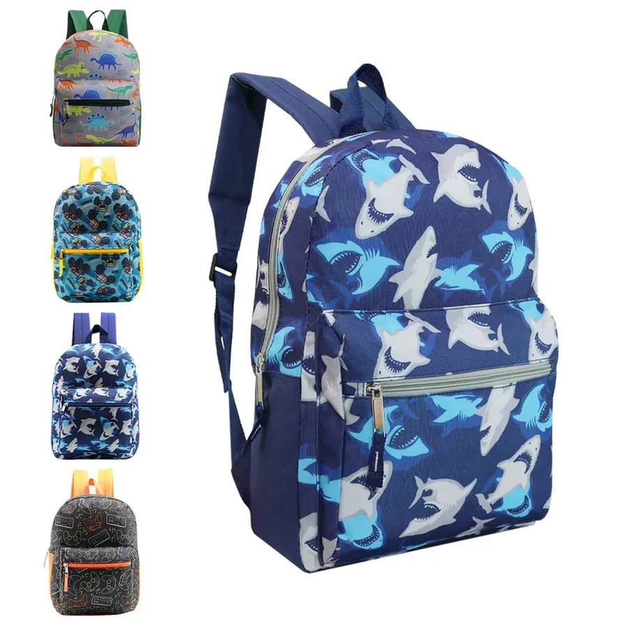Easter Printed Large Capacity Backpack - Assorted — wholesale Seasonal & Holiday by the case