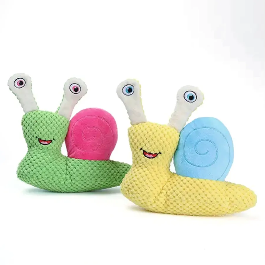 Snail Dog Bite Resistant Chew Plush Toy Christmas — wholesale Plush & Squishies by the case
