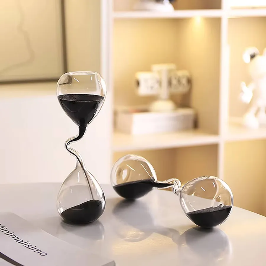 Curve Design Aesthetic Sand Clock For Home Décor — wholesale Home & Décor by the case