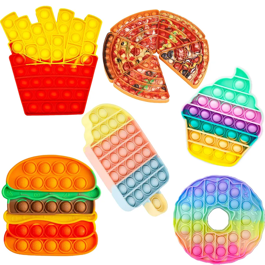 Fast Food Pop It Fidget Kids Back to School Toy — wholesale Fidgets & Sensory by the case