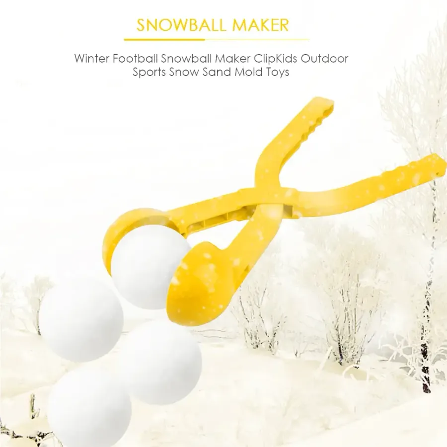 Winter Football Snow Snap Ball Maker — wholesale Toys & Games by the case