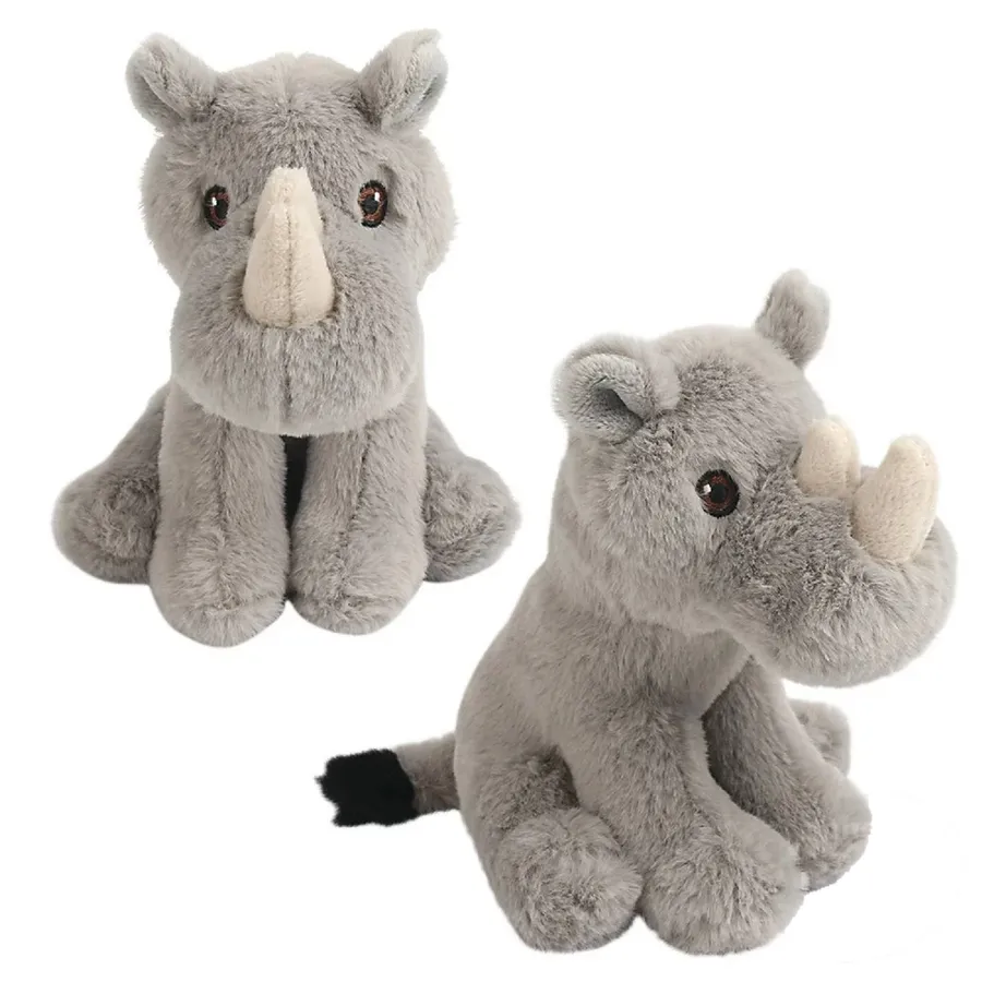 Earth Safe Rhino Plush Stuffed Animal Toy — wholesale Plush & Squishies by the case